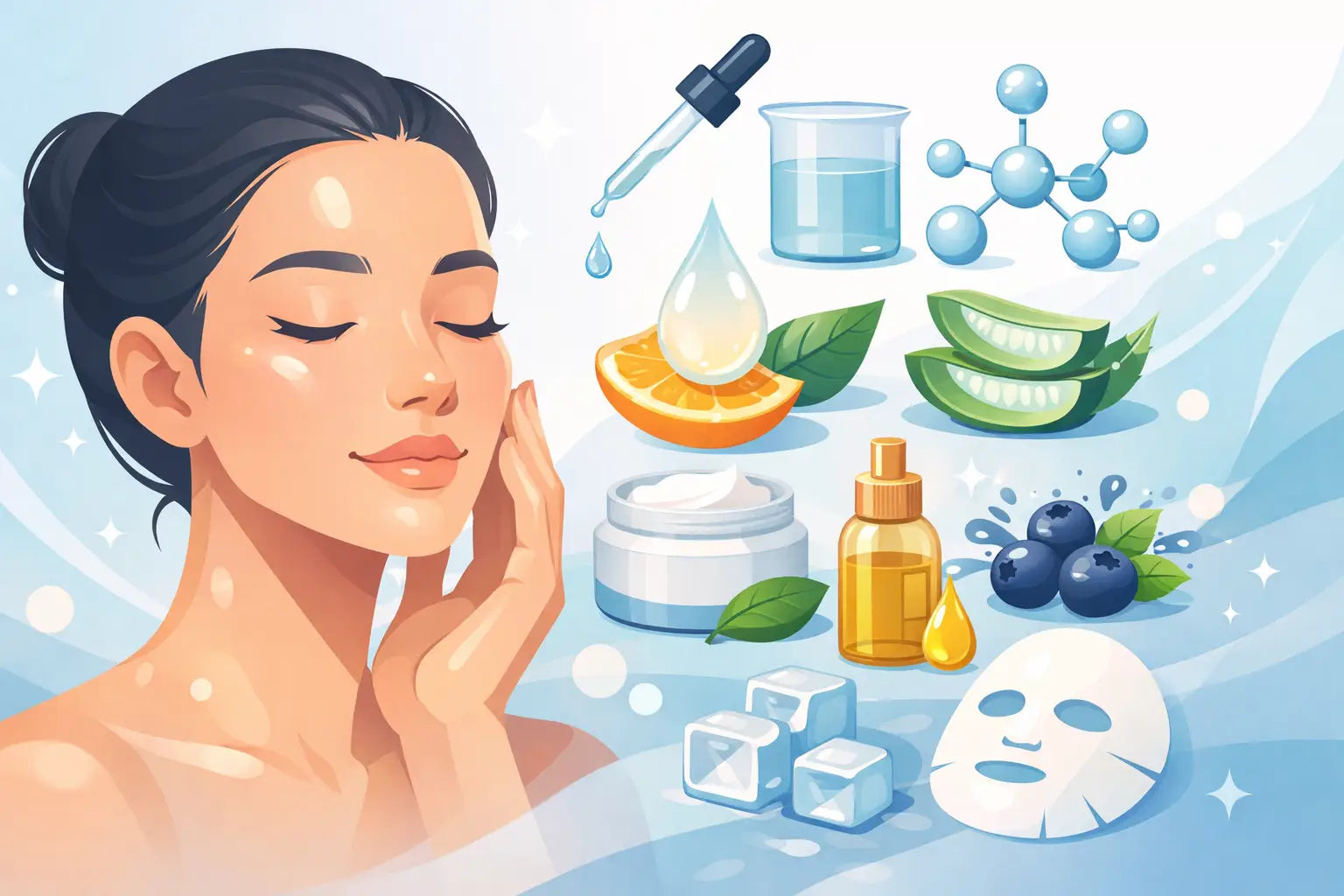 10 Best Ingredients for Glass Skin